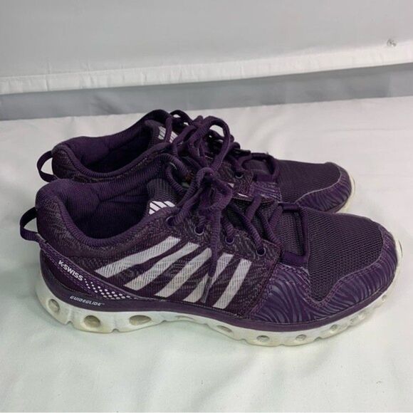 K‎ Swiss Purple White X Lite ST 93523-581-M Low Running Shoes Sneakers 8.5 - Picture 6 of 9